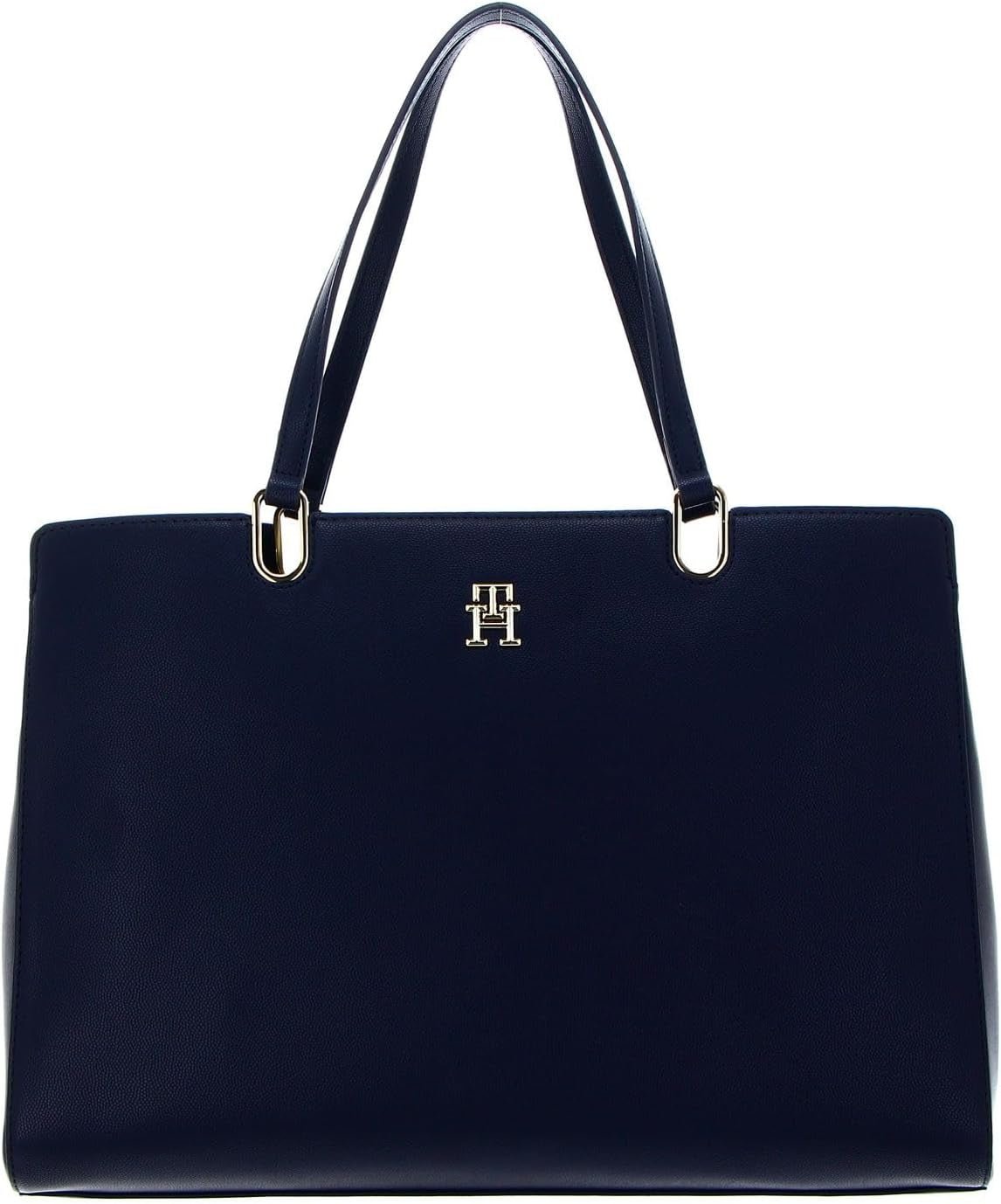 Tommy Hilfiger dam TH tidlös väska med innerfickor, blå (mellanslagsblå), One size damväskor Naty Shop Standardtitel
