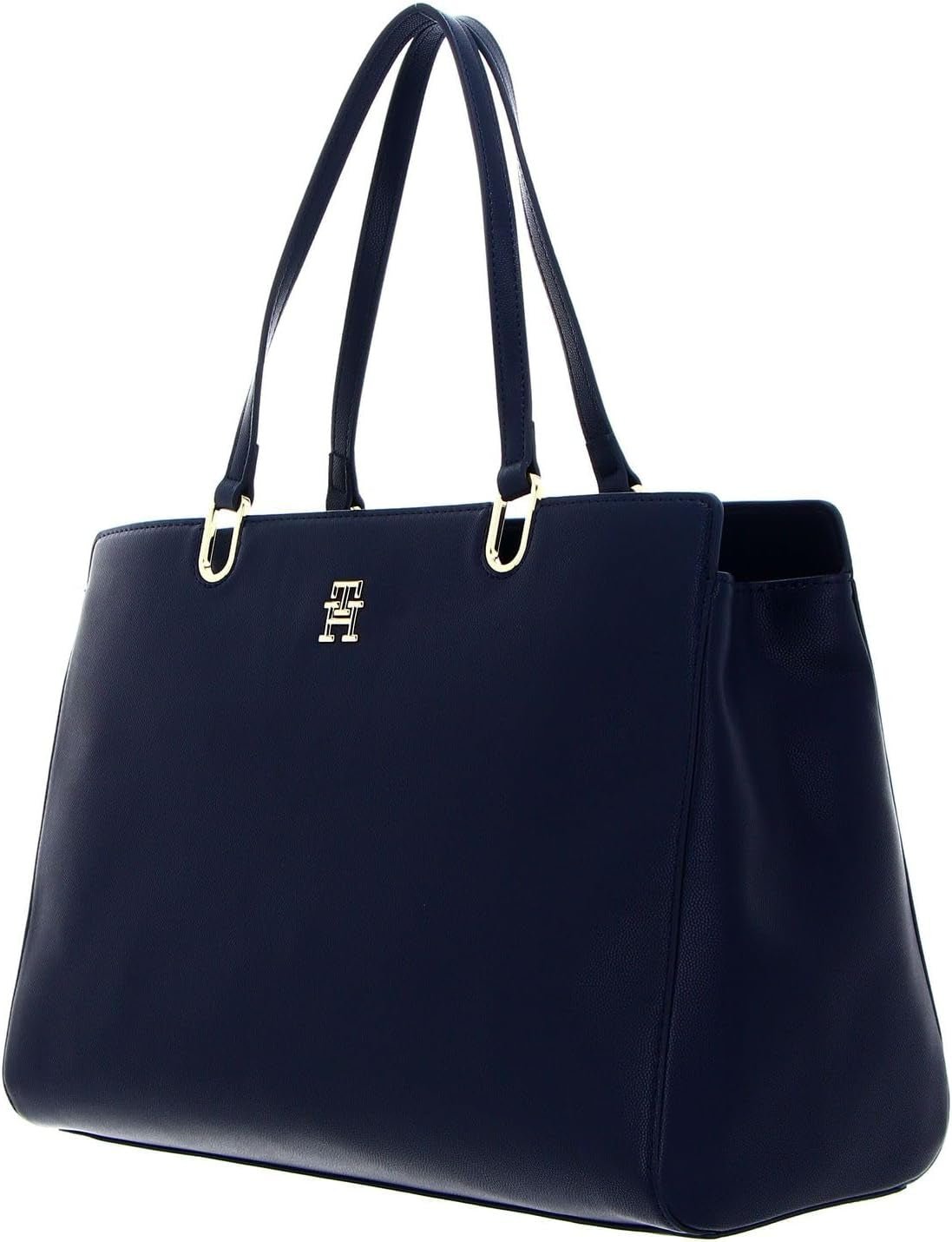 Tommy Hilfiger Damväska TH Tidlös Satchel med Innerfickor, Blå (Space Blue), One Size Damväskor Naty Shop