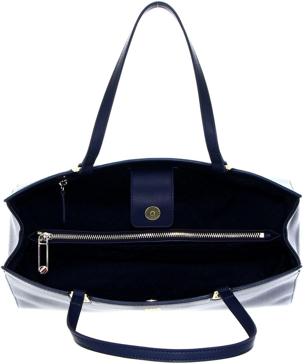 Tommy Hilfiger Damväska TH Tidlös Satchel med Innerfickor, Blå (Space Blue), One Size Damväskor Naty Shop