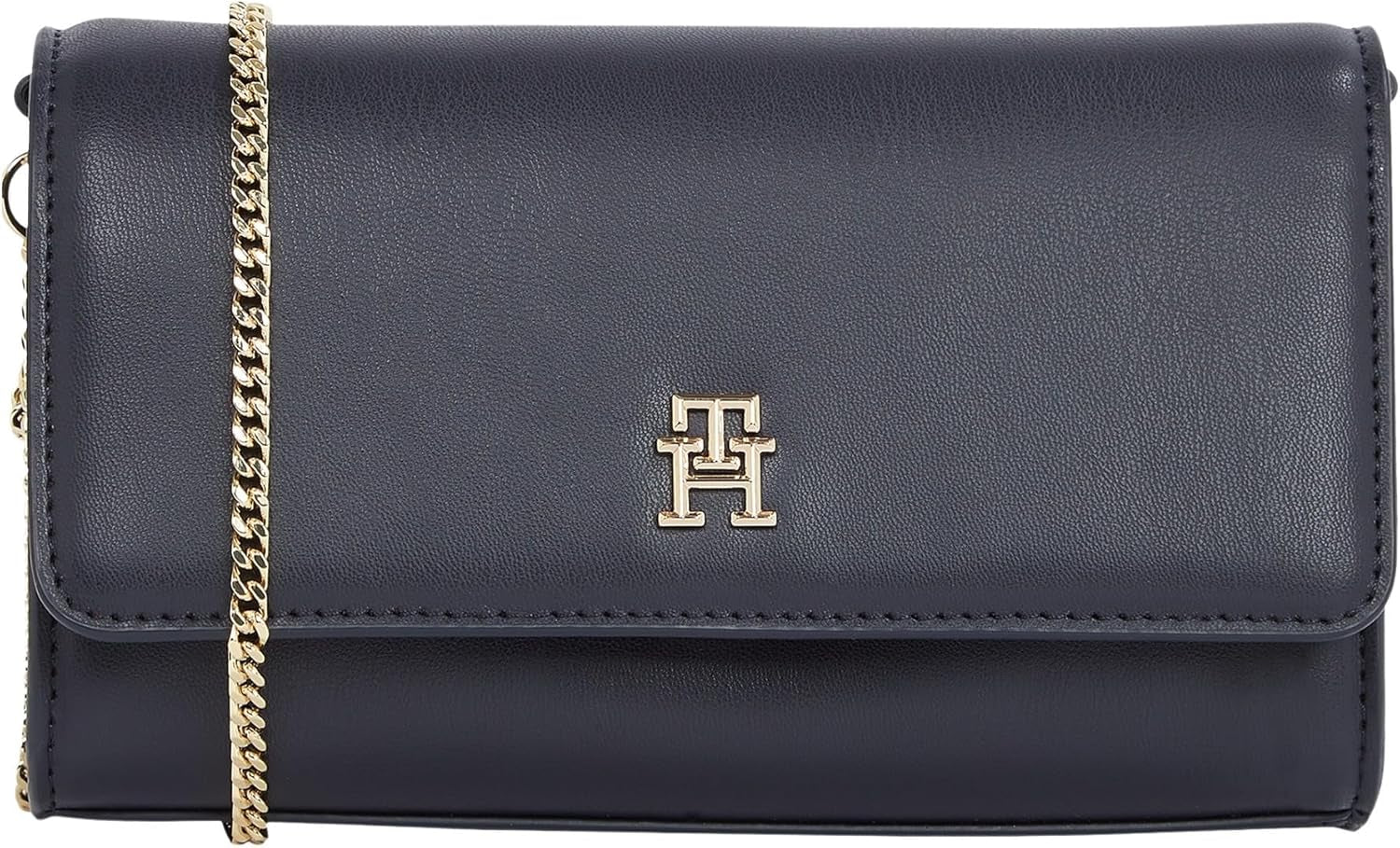 Tommy Hilfiger axelväska Eternity Chain Crossover axelkedja Väskor Dam Naty Shop Blue (Space Blue)