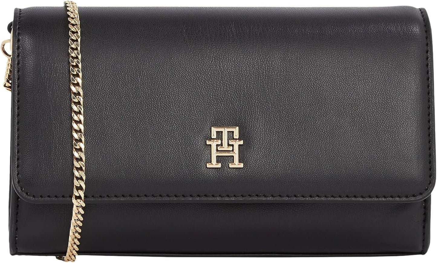 Tommy Hilfiger Axelväska Eternity Chain Crossover Shoulder Chain Väskor Dam Naty Shop Svart (Svart)