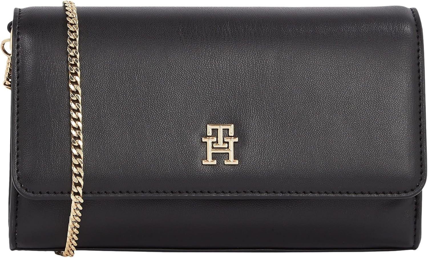Tommy Hilfiger Axelväska Eternity Chain Crossover Shoulder Chain Väskor Dam Naty Shop Svart (Svart)