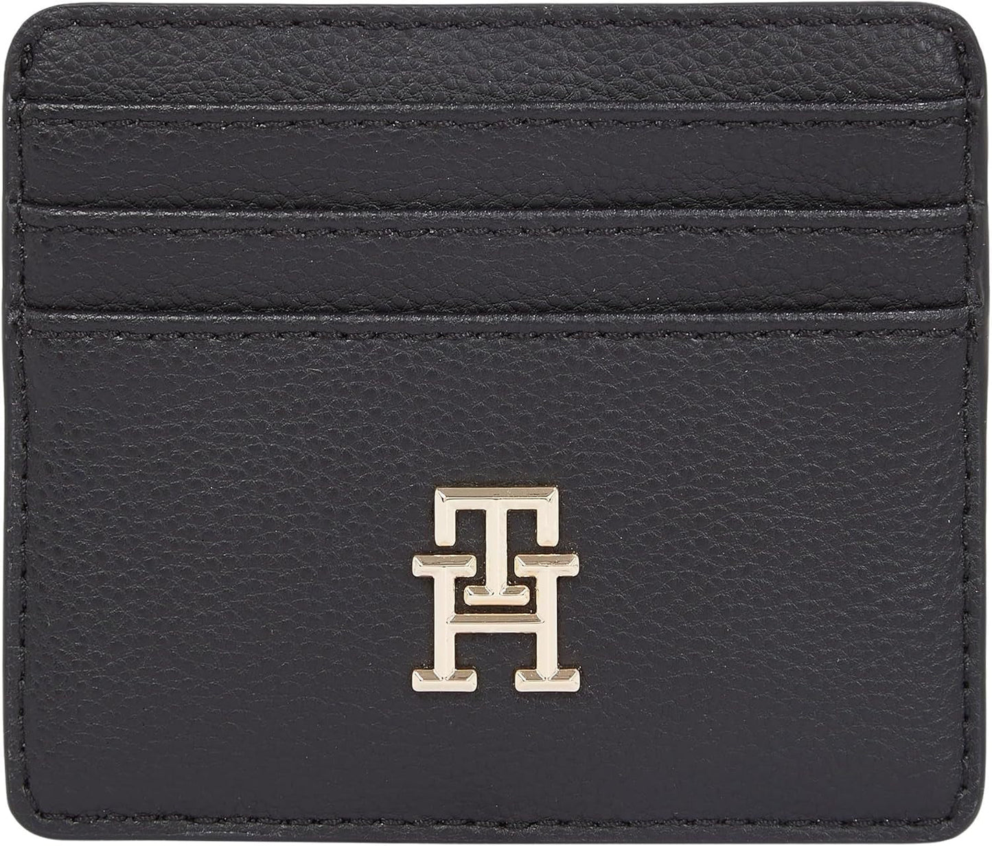 Tommy Hilfiger korthållare för damer Soft Logotape Liten, svart, en storlek Damplånbok Naty Shop Standardtitel
