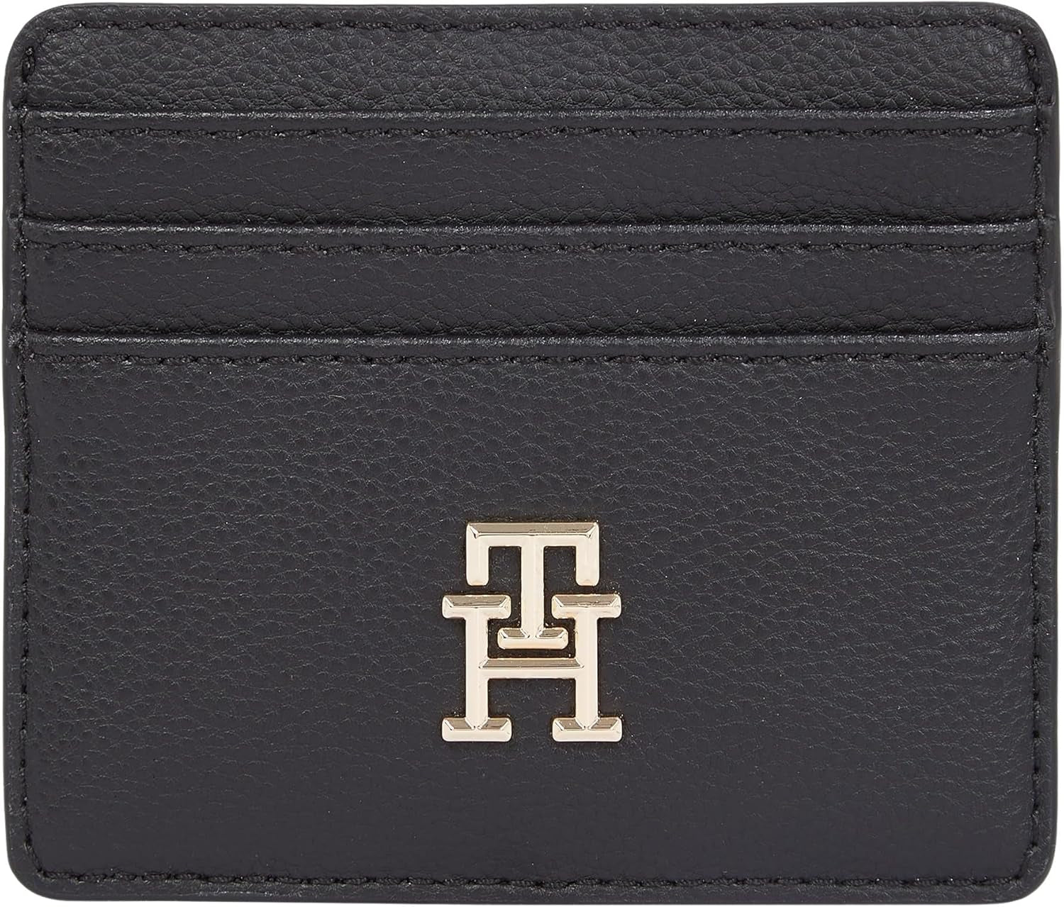 Tommy Hilfiger korthållare för damer Soft Logotape Liten, svart, en storlek Damplånbok Naty Shop Standardtitel
