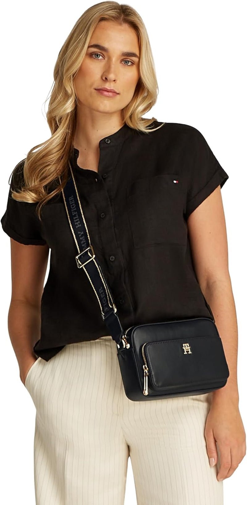 Tommy Hilfiger Ladies Th Joy kameraväska Aw0aw16812 Crossover Bagage & Reseutrustning Naty Shop