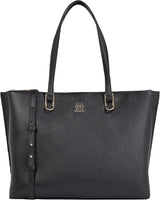 Tommy Hilfiger Ladies Th Timeless Workbag Skolväska One Size Väskor Dam Naty Shop Svart (Svart)