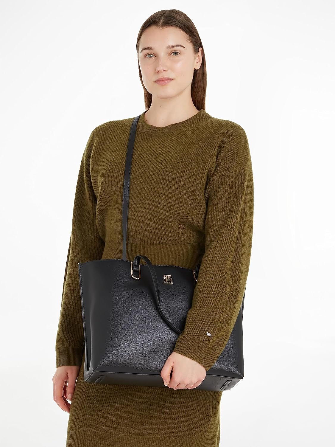 Tommy Hilfiger Ladies Th Timeless Workbag Skolväska, One Size Damväskor Naty Shop