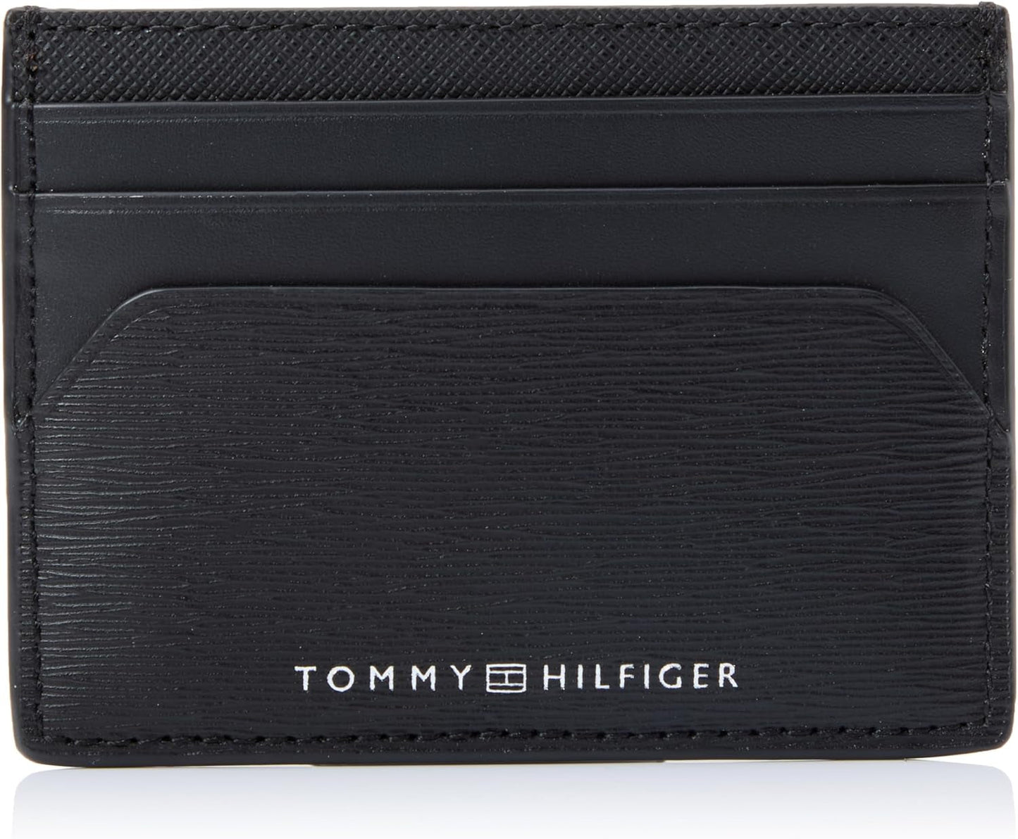 Tommy Hilfiger Men TH PLAQUE CC HOLDER, Black, One Size Herrplånbok Naty Shop Standardtitel