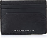 Tommy Hilfiger Men TH PLAQUE CC HOLDER, Black, One Size Herrplånbok Naty Shop Standardtitel