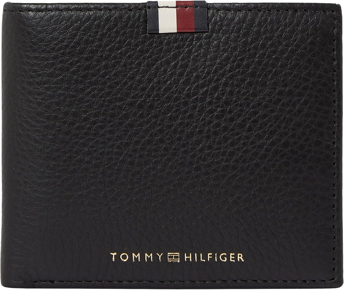 Tommy Hilfiger Herr Th Prem Lea Cc Klaff och Mynt Am0am11270 Plånböcker Plånbok Herr Naty Shop Svart (Svart) Ben