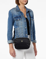 Tommy Hilfiger POPPY TH CROSSOVER Crossovers Dam, Svart (Svart), OS Damväskor Naty Shop