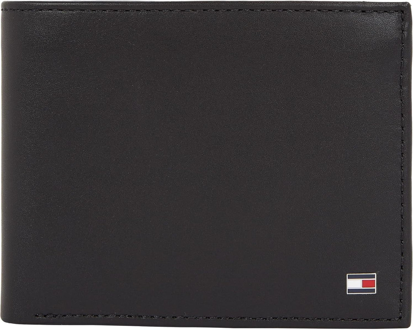 Tommy Hilfiger Eton Trifold-plånbok för män med myntficka Herrplånbok Naty Shop Svart
