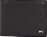 Tommy Hilfiger Eton Trifold-plånbok för män med myntficka Herrplånbok Naty Shop Svart