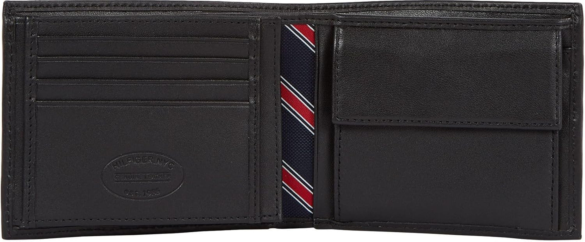 Tommy Hilfiger Eton Trifold plånbok för män med myntficka Naty Shop herrplånbok