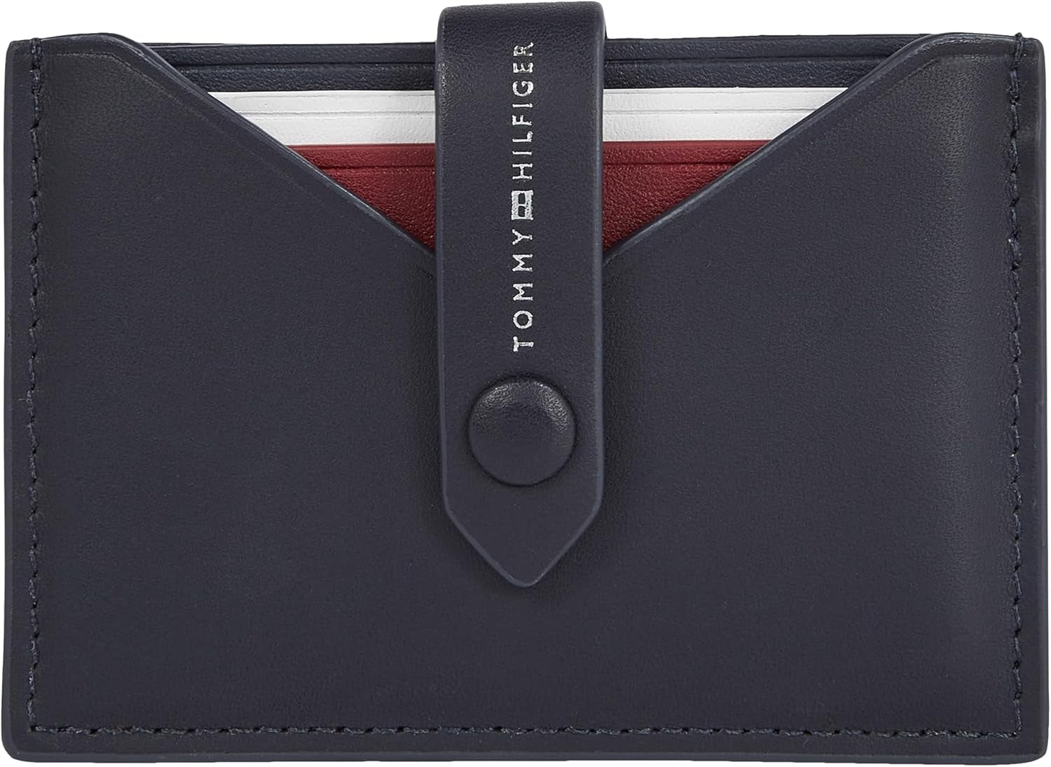 Tommy Hilfiger Herrplånbok Smidig infällbar Cc Liten, Blå (mellanslagsblå), Onesize Herrplånbok Naty Shop Standardtitel