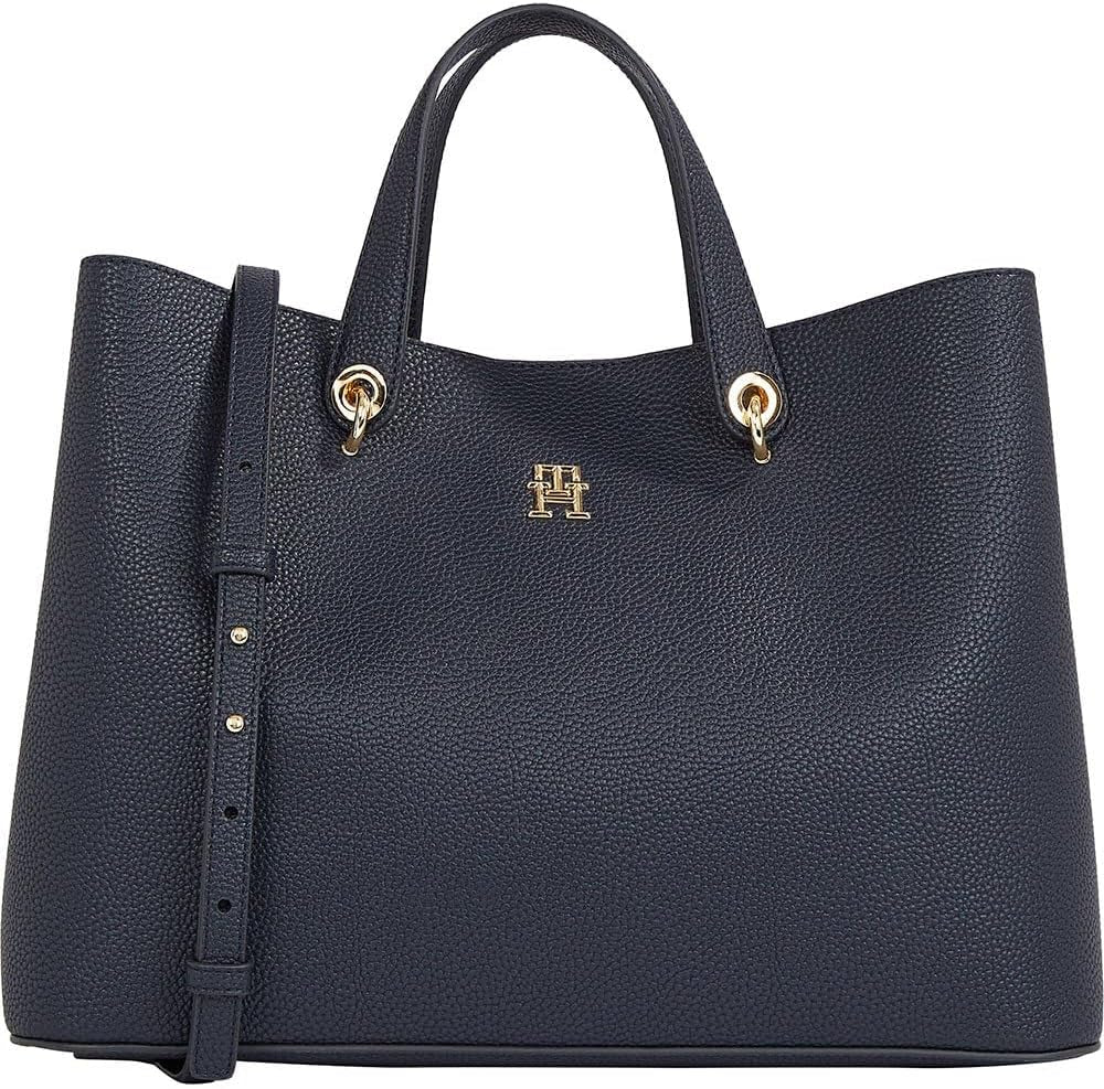 Tommy Hilfiger väska emblem avtagbar axelrem Väskor Dam Naty Shop Blue (Space Blue)