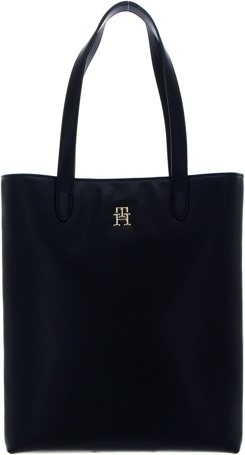 Tommy Hilfiger Th Casual Slim Tote Ns Tygväska Damväskor Naty Shop Svart (svart)