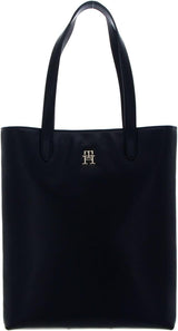 Tommy Hilfiger Th Casual Slim Tote Ns Tygväska Damväskor Naty Shop Svart (svart)