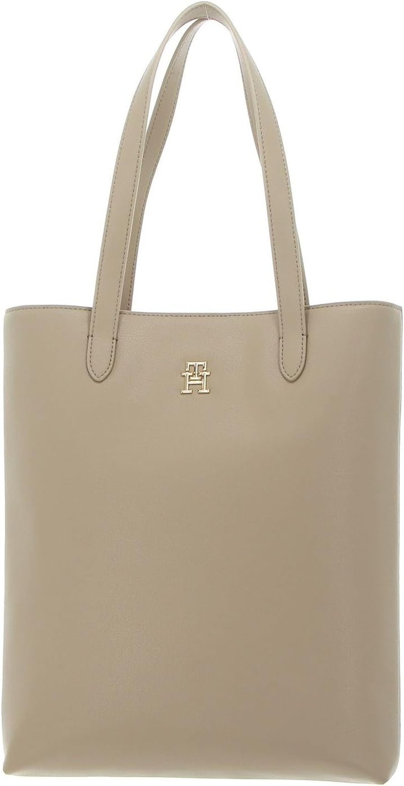 Tommy Hilfiger Th Casual Slim Tote Ns Tygväska Damväskor Naty Shop Beige (Beige)