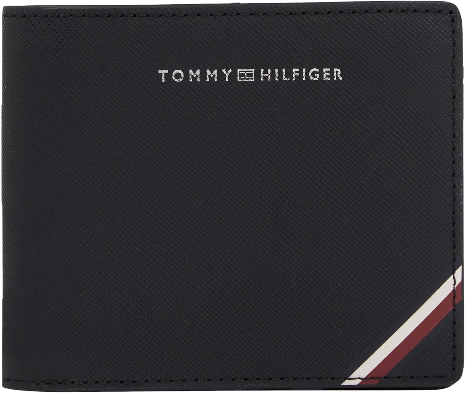 Tommy Hilfiger TH CENTRAL CC AND COIN plånbok för män, svart (Svart), OS Herrplånbok Naty Shop Svart (svart)