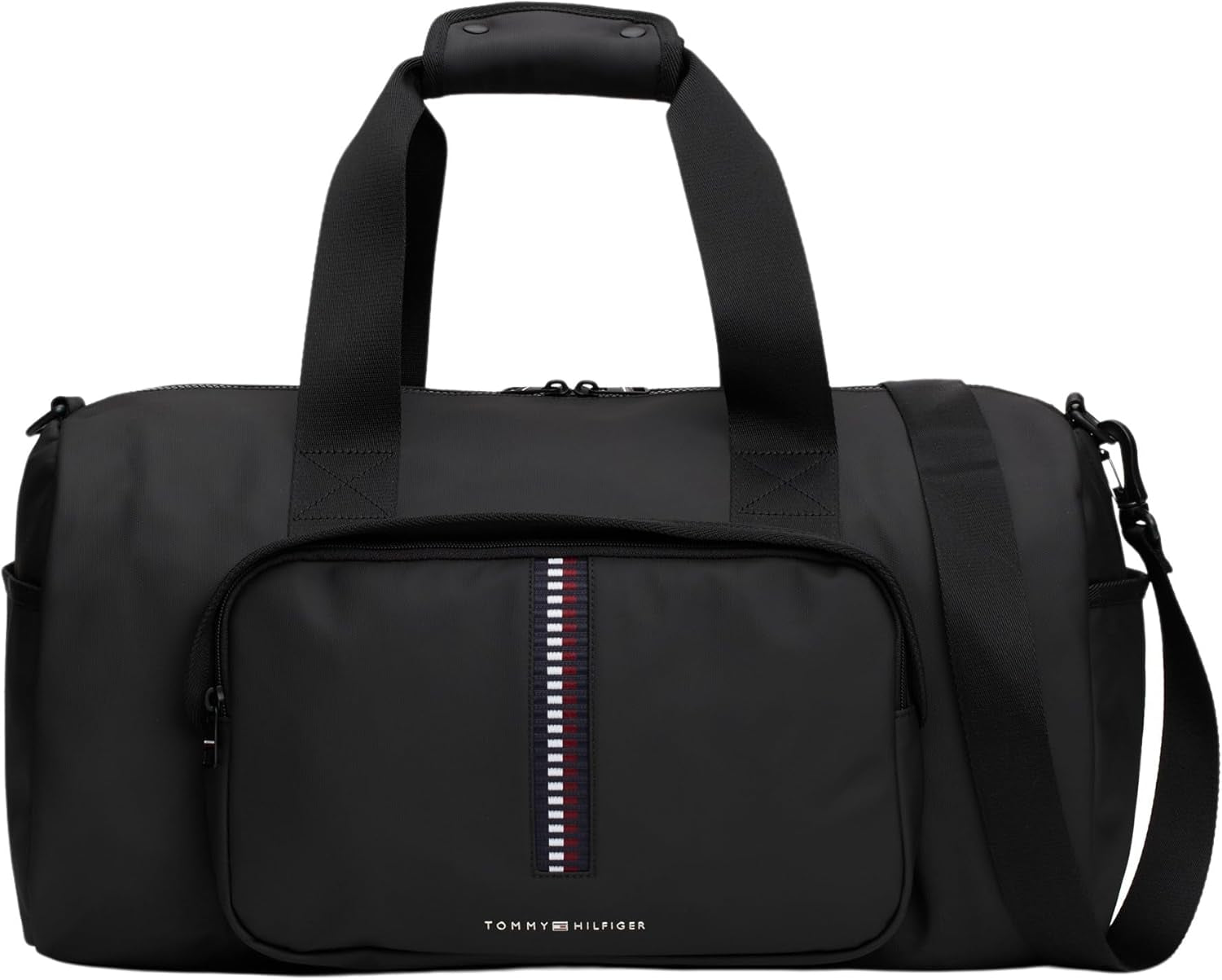 Tommy Hilfiger TH CORP Weekendväska för män, svart (svart), OS Bagage & reseutrustning Naty Shop Standardtitel