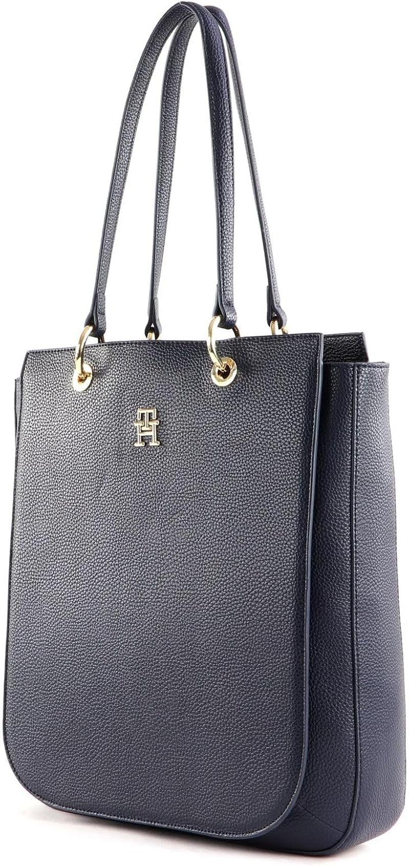 Tommy Hilfiger Th Emblem Ns Work Tote Aw0aw14498 Tygväska Kvinnor Väskor Naty Shop