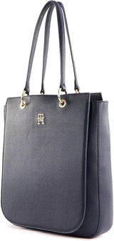 Tommy Hilfiger Th Emblem Ns Work Tote Aw0aw14498 Tygväska Kvinnor Väskor Naty Shop