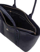 Tommy Hilfiger Th Logotape Tote Aw0aw17198 Tygväska Dam Väskor Naty Shop