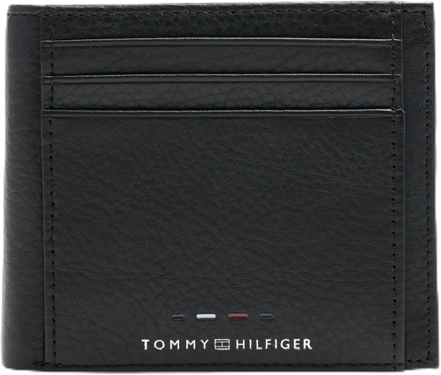 Tommy Hilfiger TH PREMIUM LÄDER EXTRA CC COIN Dubbelplånbok herr Svart OS Herrplånbok Naty Shop Standardtitel