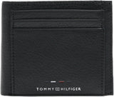 Tommy Hilfiger TH PREMIUM LÄDER EXTRA CC COIN Dubbelplånbok herr Svart OS Herrplånbok Naty Shop Standardtitel
