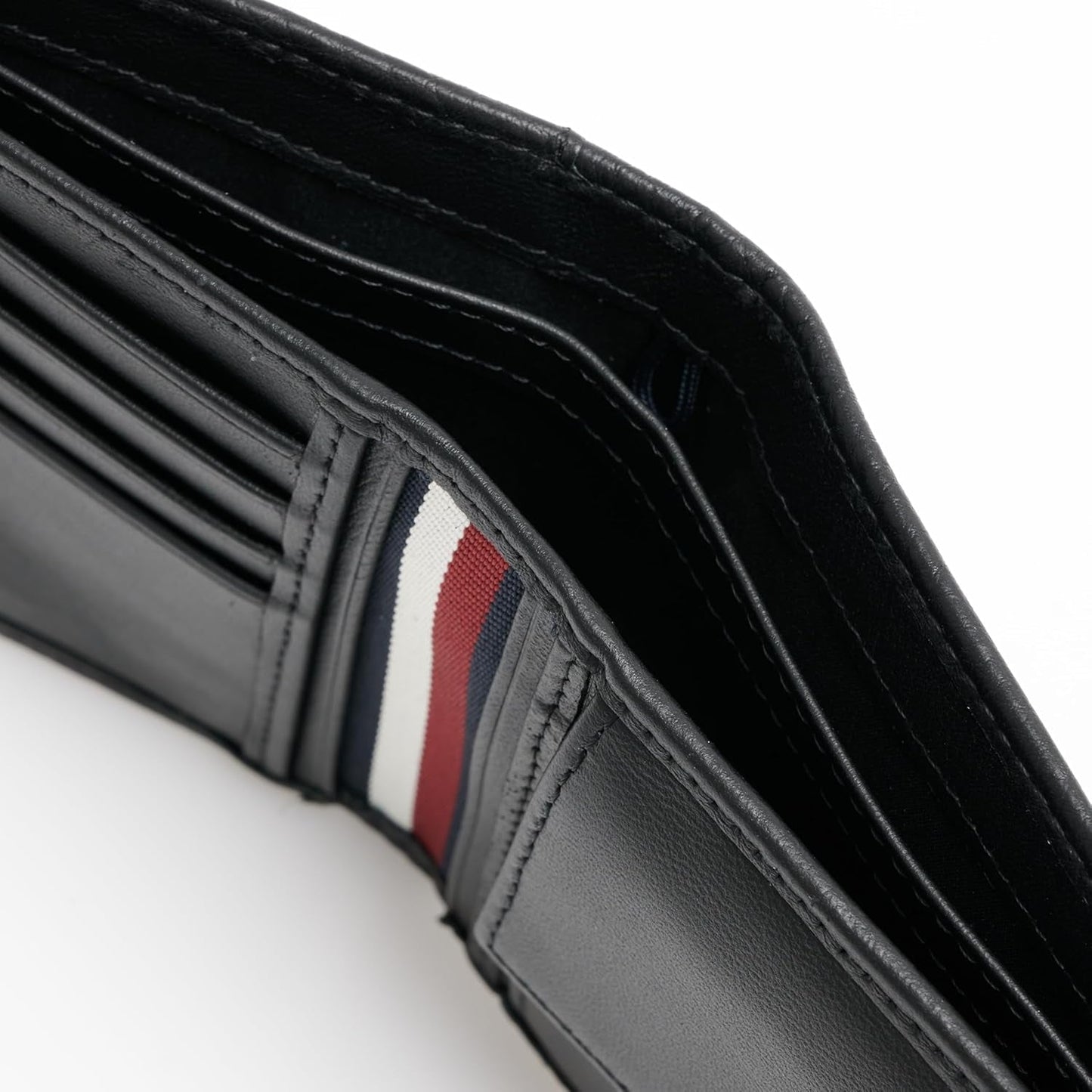 Tommy Hilfiger TH PREMIUM LÄDER EXTRA CC COIN Dubbelplånbok herr Svart OS Herrplånbok Naty Shop