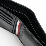 Tommy Hilfiger TH PREMIUM LÄDER EXTRA CC COIN Dubbelplånbok herr Svart OS Herrplånbok Naty Shop