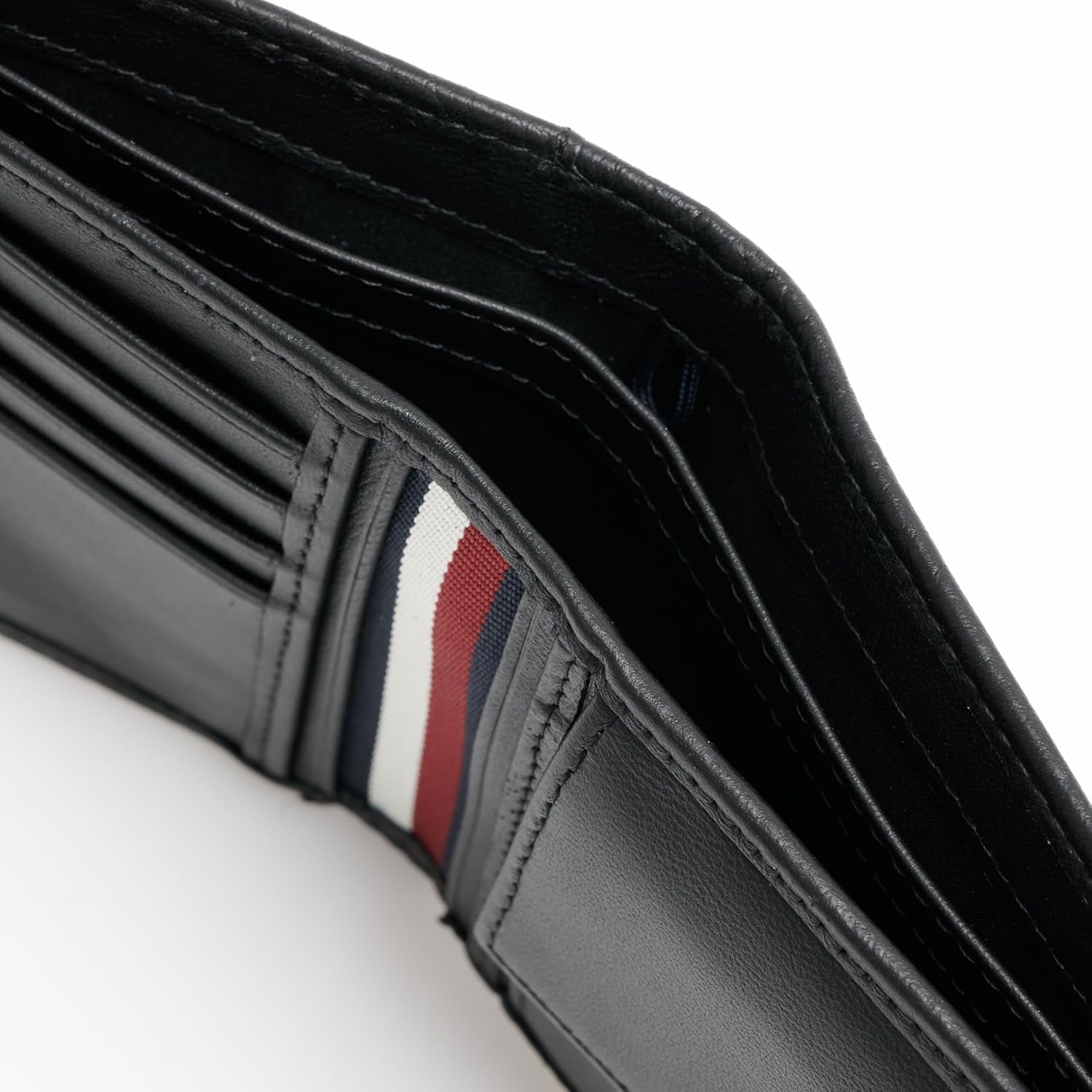 Tommy Hilfiger TH PREMIUM LÄDER EXTRA CC COIN Dubbelplånbok herr Svart OS Herrplånbok Naty Shop