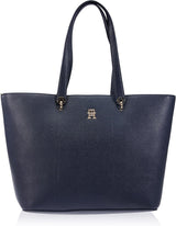 Tommy Hilfiger Tygväska väska Stort emblem Väskor Dam Naty Shop Blue (Space Blue)
