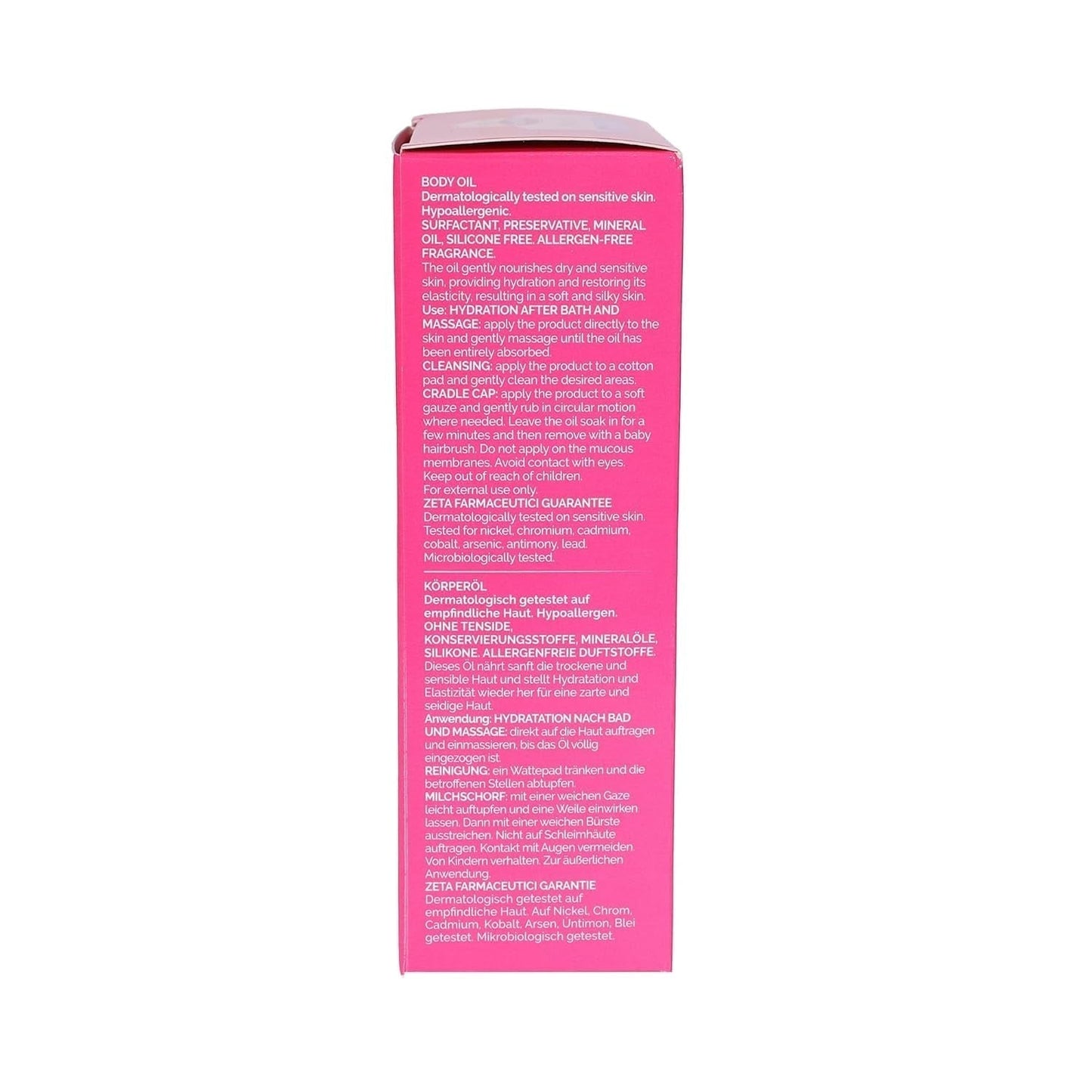 Starch Mio kroppsolja, tar bort vaggan från nyfödda, 200 ml Barn - Bath and Skincare Naty Shop