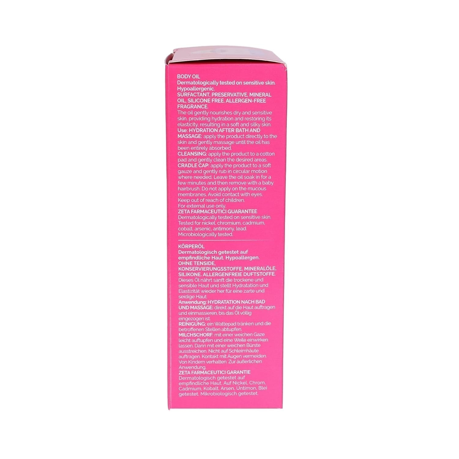 Starch Mio kroppsolja, tar bort vaggan från nyfödda, 200 ml Barn - Bath and Skincare Naty Shop