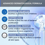 Uriage Baby Peri-Oral Care med ekologiskt dyrbart vitt & koppar-zink 30ml - Lindrar omedelbart irritationer - Reparerar och rengör huden - Absorberas snabbt - Doftfritt - 94% ingredienser av naturligt ursprung Barn - Bad och hudvård Naty Shop