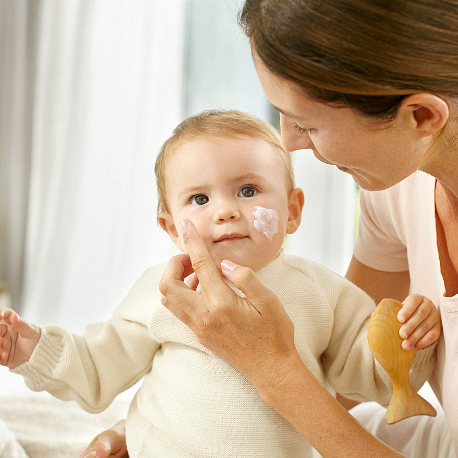 WELEDA Organic Baby Calendula Face Cream - Naturlig kosmetisk fuktighetskräm med mandelolja och bivax för torr hudvård. Naturlig ansiktskräm för spädbarn och barn (1x 50ml) Barn - Bad och hudvård Naty Shop