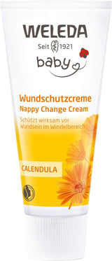 WELEDA Organic Baby Calendula Wound Protection Cream 75ml - Naturlig kosmetika sårsalva / babykräm för skydd av barnets känsliga hud i blöjområdet. Helps with redness, irritated skin and pain Children - Bath and Skincare Naty Shop