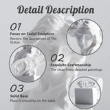 XMGZQ White Afrodite Staty Skulptur, Resin grekisk mytologi Bust Staty, för Coquette Rumsdekoration, Dark Academia Rumsdekoration, Bokhyllor, Skiljevägg, Soffbord Mittpunkt Statyetter och skulpturer Naty Shop