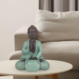 Zen Arôme SBM5 Zen Bodhi-staty, grön/brun, 20 cm höga Statyetter och skulpturer Naty Shop