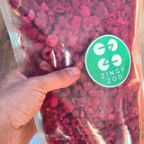 Frystorkade hallon Trasiga bitar | XL 300g Frystorkad torkad frukt | Torkade hallon Glutenfri Frystorkad frukt | Frystorkade frukter | Frystorkade hallon Naty Shop uttorkade produkter