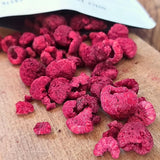 Frystorkade hallon Trasiga bitar | XL 300g Frystorkad torkad frukt | Torkade hallon Glutenfri Frystorkad frukt | Frystorkade frukter | Frystorkade hallon Naty Shop uttorkade produkter